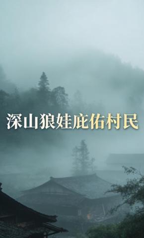 短剧《深山狼娃庇佑村民》海报