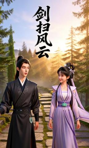短剧《剑扫风云》海报