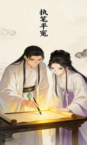 短剧《执笔平冤》海报