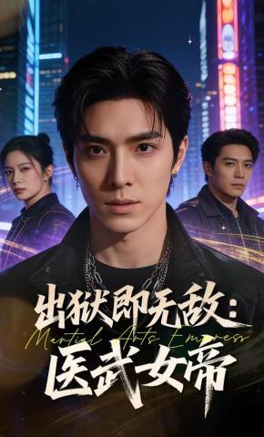短剧《出狱即无敌：医武女帝》海报