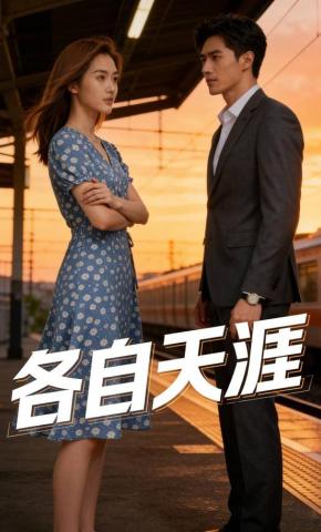 短剧《各自天涯》海报