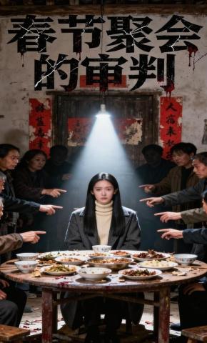 短剧《春节聚会的审判》海报