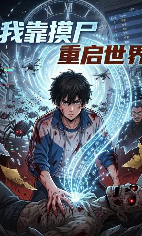 短剧《我靠摸尸重启世界》海报