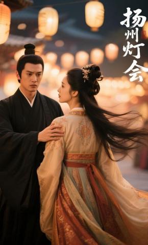 短剧《扬州灯会》海报