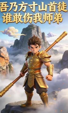 短剧《吾乃方寸山首徒，谁敢伤我师弟》海报