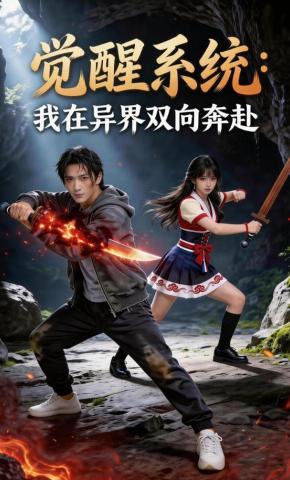 短剧《觉醒系统：我在异界双向奔赴》海报