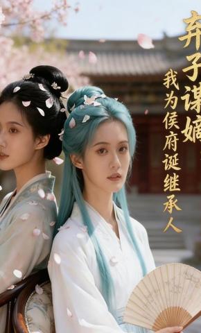 短剧《弃子谋嫡，我为侯府诞继承人》海报