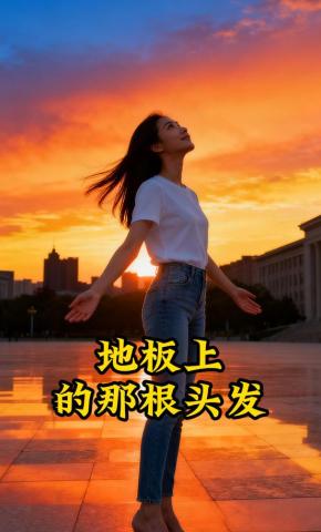 短剧《地板上的那根头发》海报