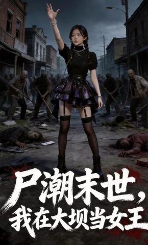 短剧《尸潮末世，我在大坝当女王》海报