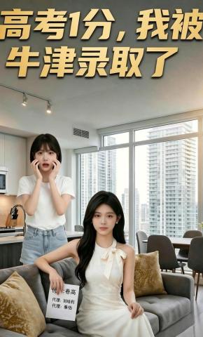 短剧《高考1分，我被牛津录取了》海报