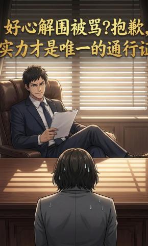短剧《好心解围被骂？抱歉，实力才是唯一的通行证》海报