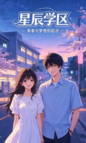 短剧《星辰学区》海报