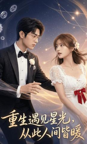 短剧《重生遇见星光，从此人间皆暖》海报