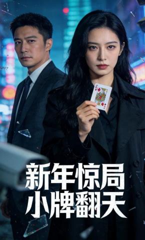 短剧《新年惊局小牌翻天》海报