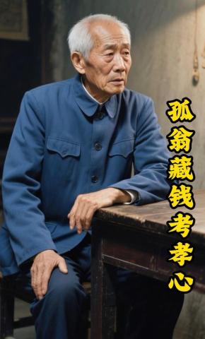 短剧《孤翁藏钱考孝心》海报