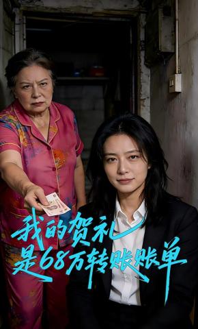 短剧《我的贺礼，是68万转账账单》海报