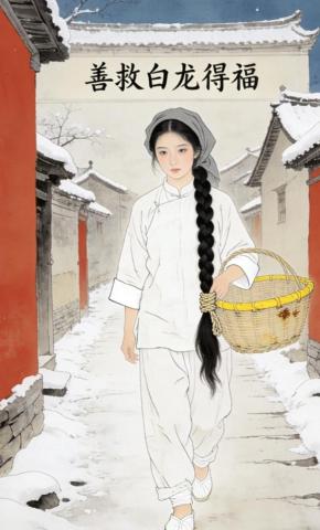 短剧《善救白龙得福》海报