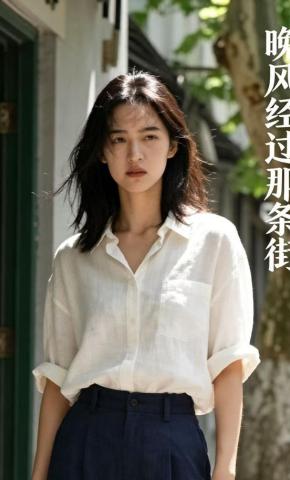 短剧《晚风经过那条街》海报