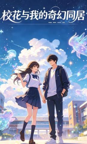 短剧《校花与我的奇幻同居》海报