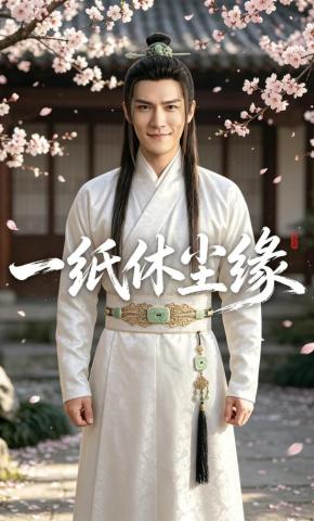 短剧《一纸休尘缘》海报