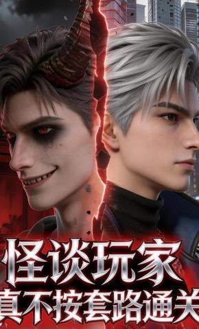 短剧《怪谈玩家真不按套路通关》海报