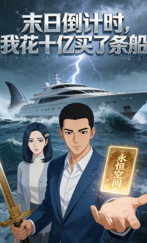 短剧《末日倒计时，我花十亿买了条船》海报