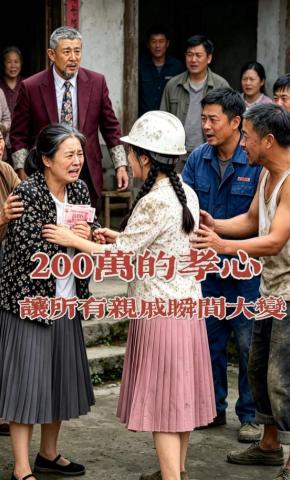 短剧《200万的孝心让所有亲戚瞬间大变》海报