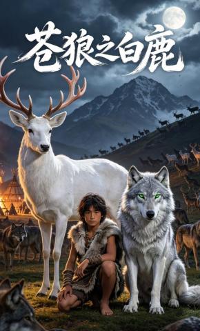 短剧《苍狼之白鹿》海报