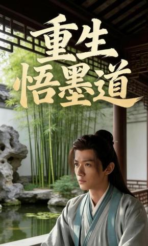 短剧《重生悟墨道》海报