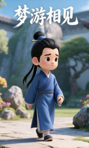 短剧《梦游相见》海报