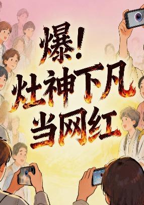 短剧《爆！灶神下凡当网红》海报