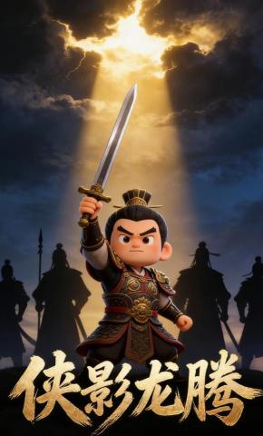 短剧《侠影龙腾》海报