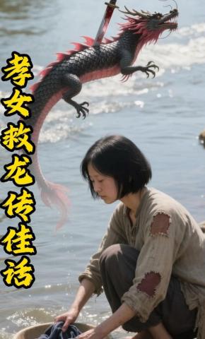 短剧《孝女救龙传佳话》海报
