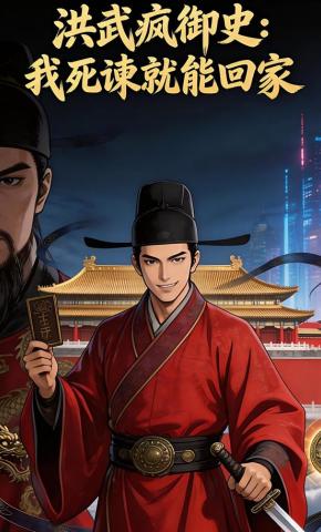 短剧《洪武疯御史：我死谏就能回家》海报