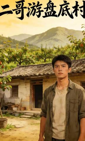 短剧《二哥游盘底村》海报