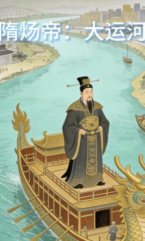 短剧《隋炀帝：大运河》海报