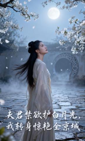 短剧《夫君禁欲护白月光，我转身惊艳全京城》海报