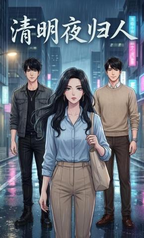 短剧《清明夜归人》海报