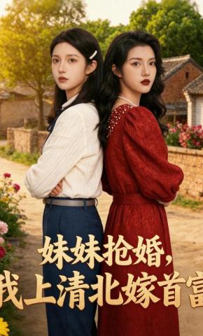 短剧《妹妹抢婚，我上清北嫁首富》海报