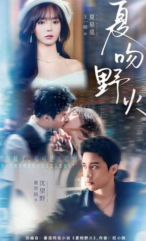 短剧《夏吻野火》海报