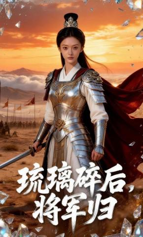 短剧《琉璃碎后，将军归》海报