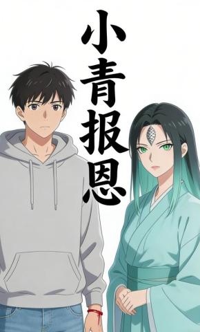 短剧《小青报恩》海报