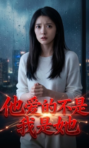 短剧《他爱的不是我是她》海报