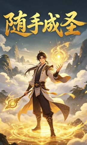 短剧《随手成圣》海报