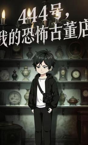 短剧《444号，我的恐怖古董店》海报