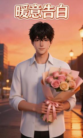 短剧《暖意告白》海报