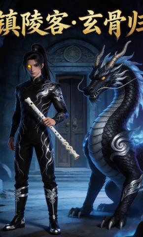 短剧《镇陵客⽞⻣归》海报