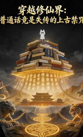 短剧《穿越修仙界：普通话竟是失传的上古禁咒》海报