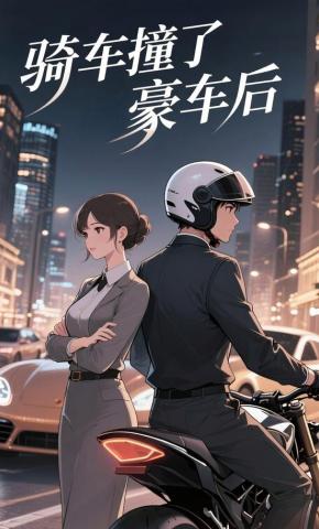 短剧《骑车撞了豪车后》海报