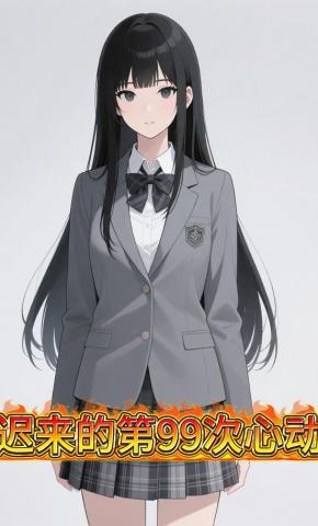 短剧《迟来的第99次心动》海报